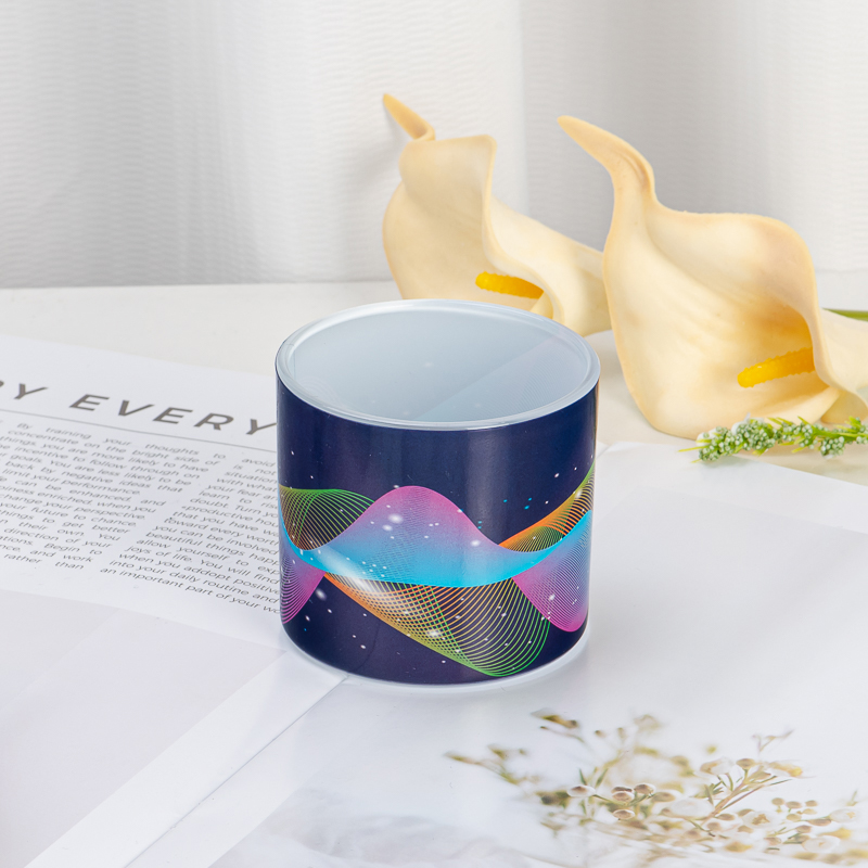 Modern Design Customizable 7063mm Glass Candle Jars for Home Decoration Wholesale & Private Label Logos