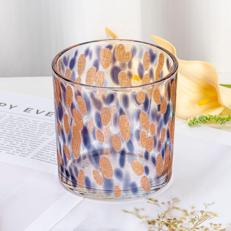 Grand pot de bougie en verre transparent de 568ml, avec conception à large cylindre, pour bougies parfumées versées, coffrets cadeaux de décoration intérieure