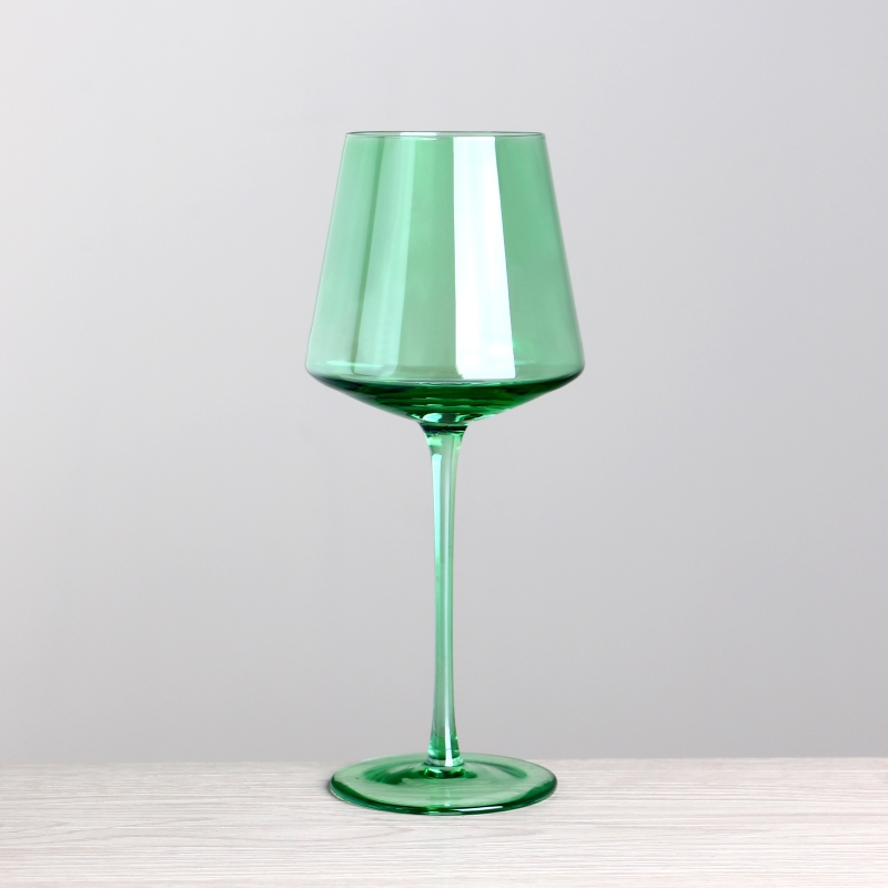 Ensemble de verres à vin à 6 couleurs avec coffre-cadeau