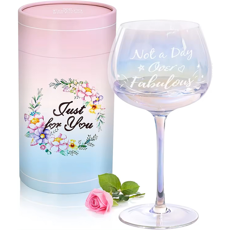 gift box packing of wine glasses 1 of 6