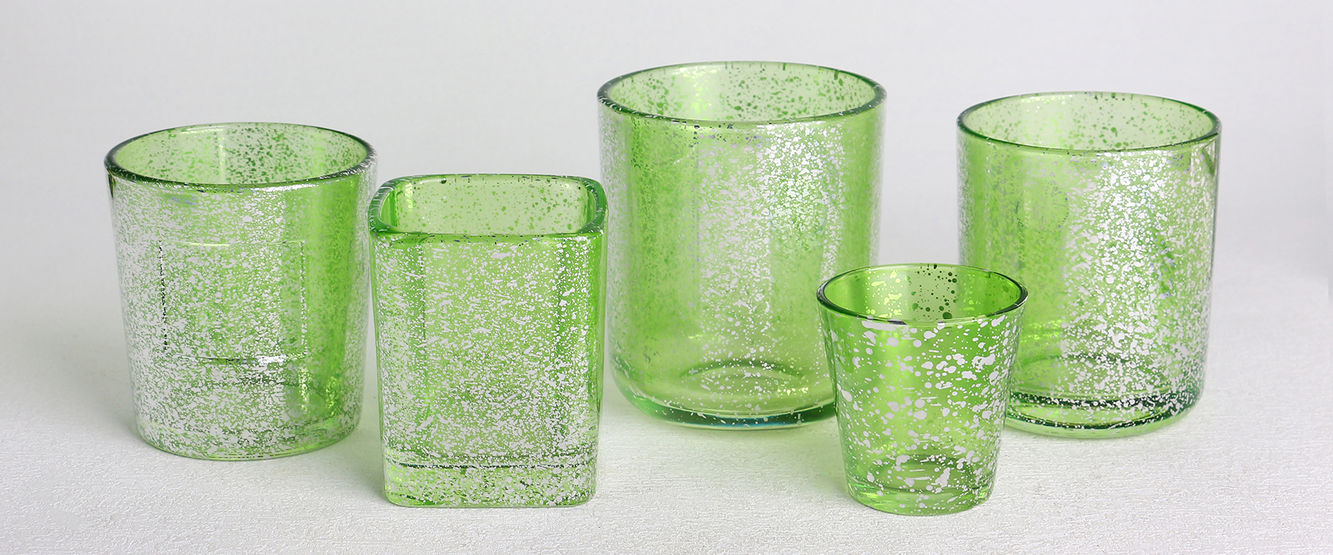 water transfer glass candle jars banner