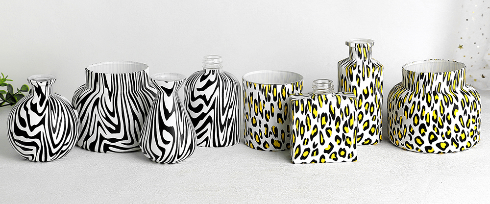 water transfer glass candle jars banner