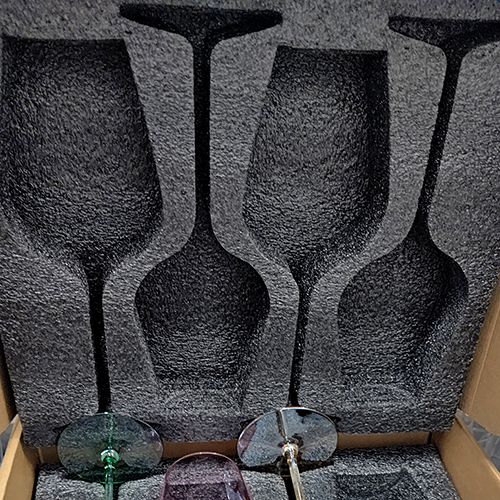 EPE packing for wine glasses