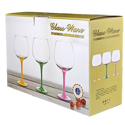 color packing for wine glasses