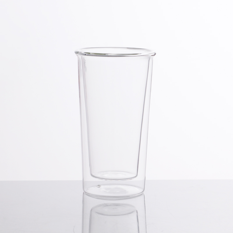 12 oz double wall pint glass tumbler for beer sparkling water