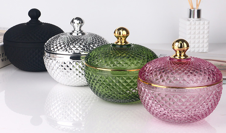 geo cut candle jar banner