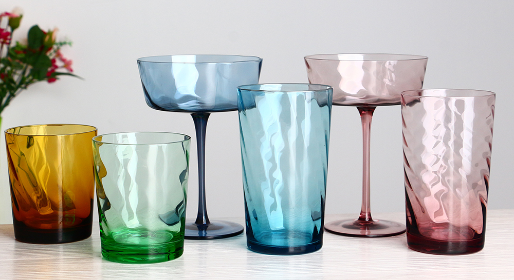 Ripple coupe glasses and tumblers banner
