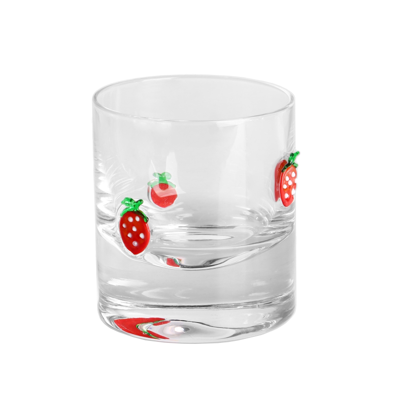 Оптовая ручная ручная хрустальная старомодная 3D Клубничная инкрустация