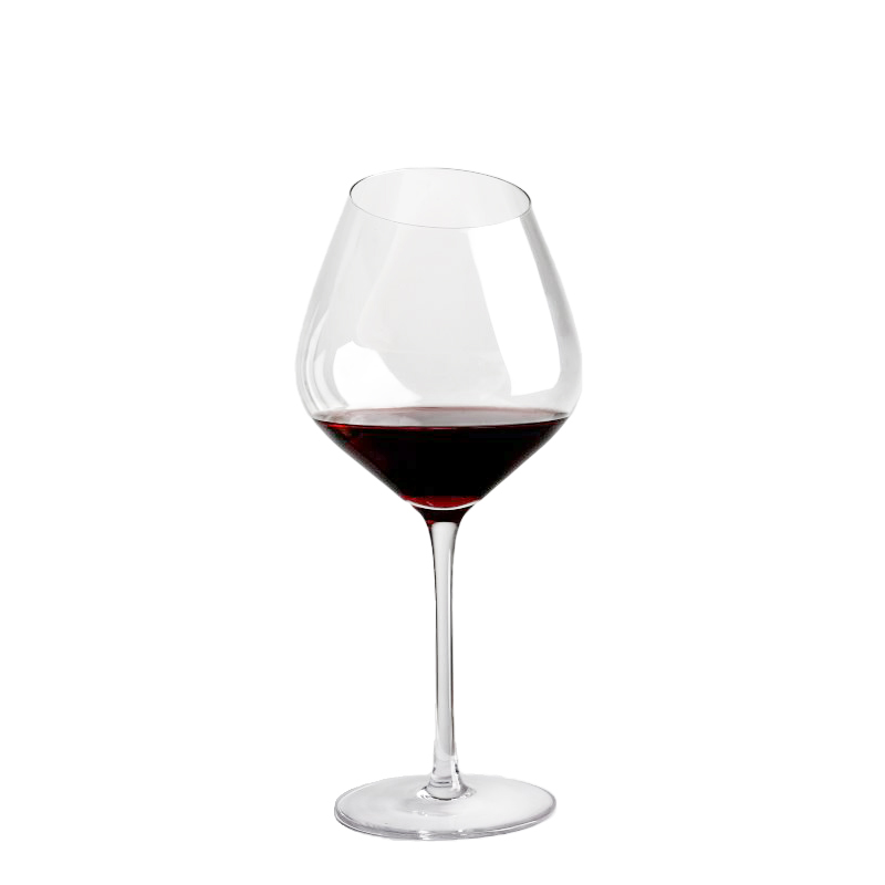 slanted wine glass B