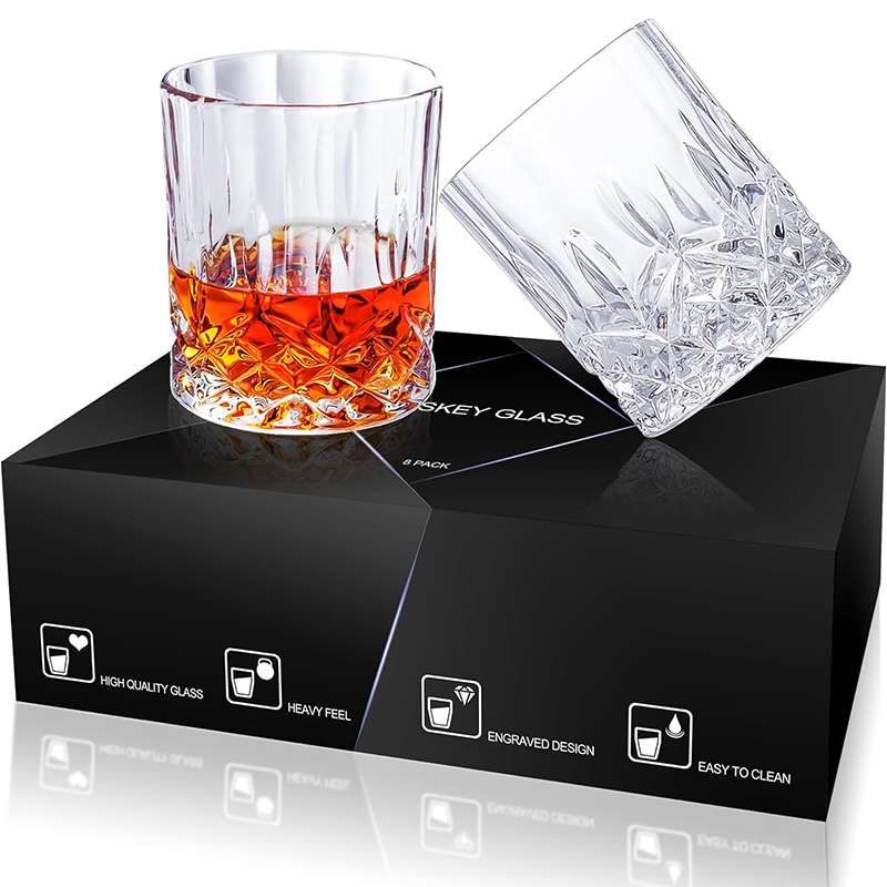 gift box packing of whiskey glass 4 of 6