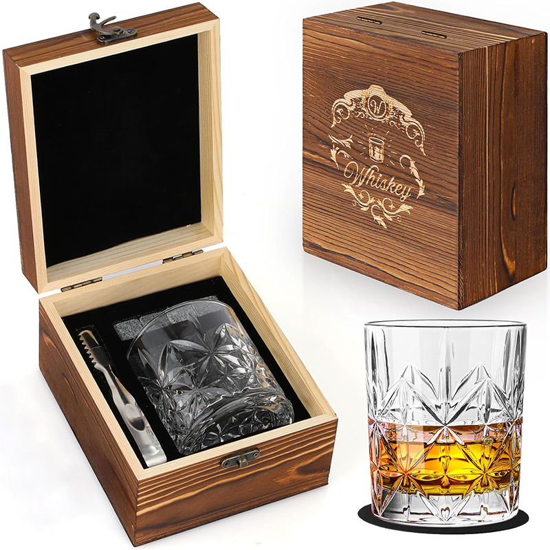 gift box packing of whiskey glass 3 of 6