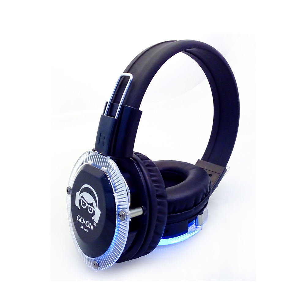RF-409R (MLC) 10 каналов Silent Disco Наушники с несколькими светодиодными огнями для встреч и конференции