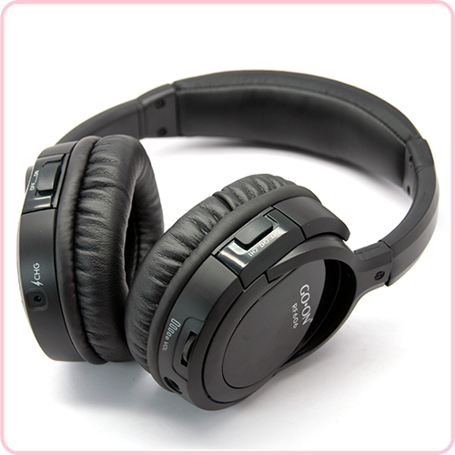 RF-608 3 channels Silent Disco headphones with comfort wearing for class or conference