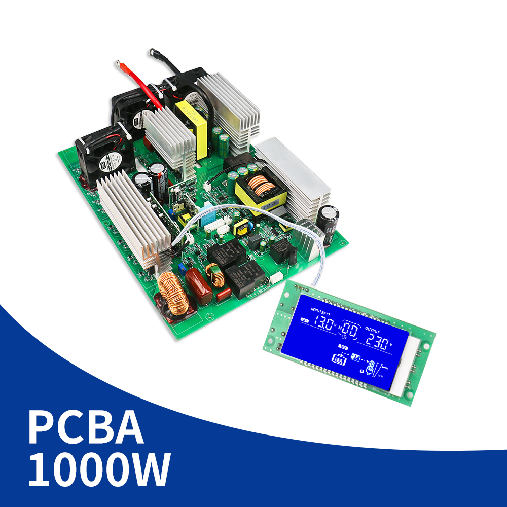 DC 12V/24V/48V to AC 220V 1000W UPS Inverter PCBA