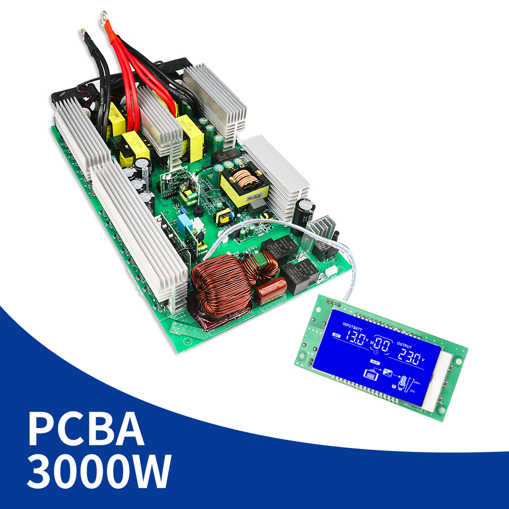 DC 12V/24V/48V to AC 220V 3000W UPS Inverter PCBA