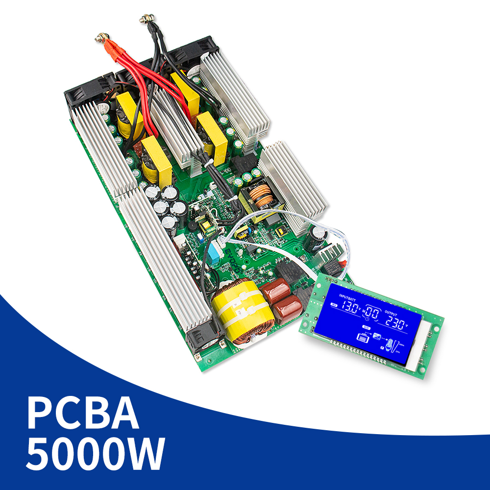 DC 24V/48V to AC 220V 5000W UPS Inverter PCBA