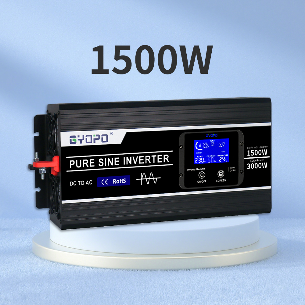 1500W Power Inverter with Detachable LCD