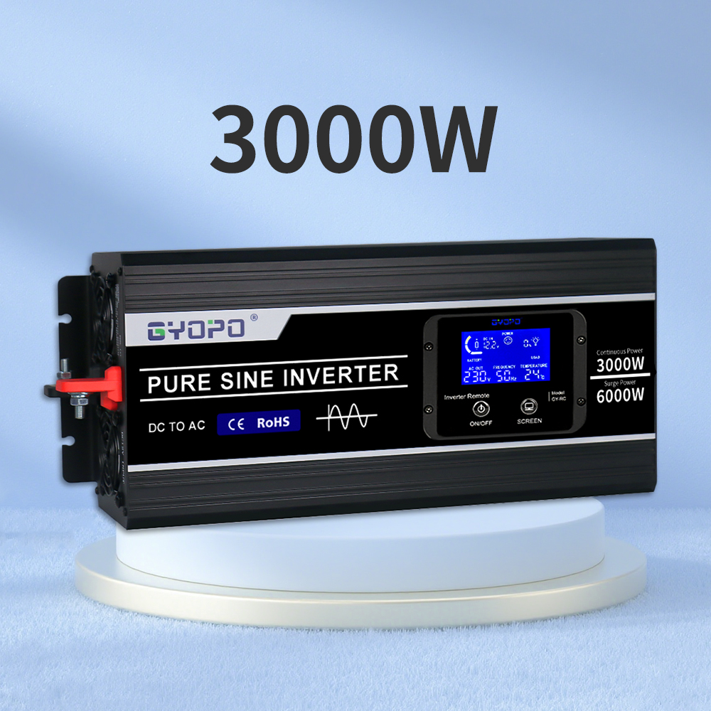 3000W Power Inverter with Detachable LCD