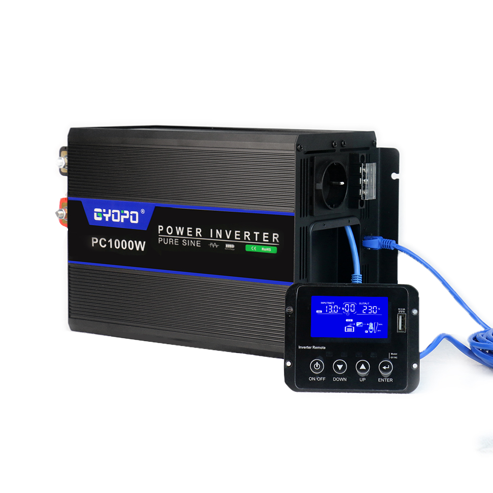 12V 220V 1000W Inverter  w/Detachable LCD - - COPY - b7bhjt