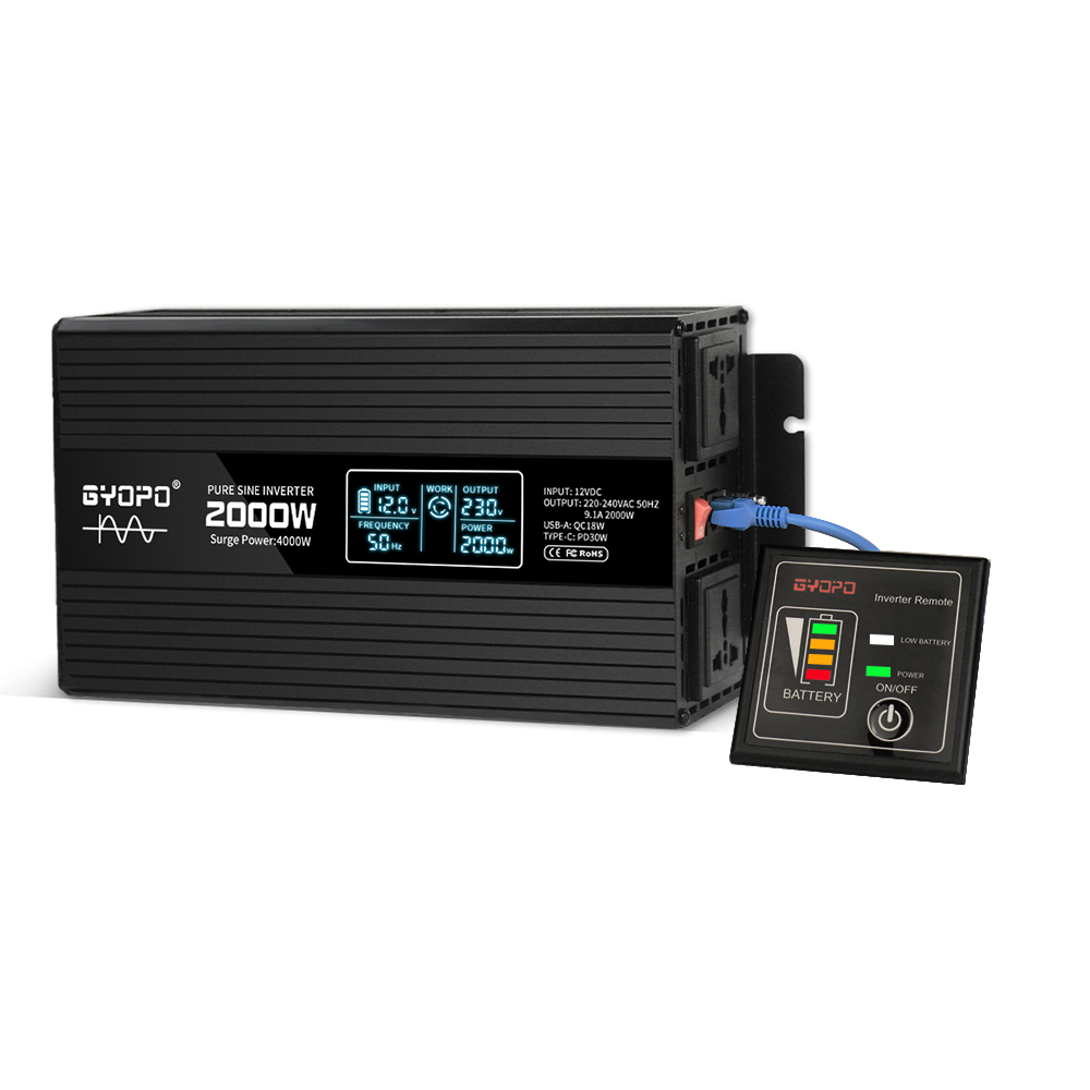 12V 220V 1500W Pure Sine Power Inverter - COPY - 9n881e