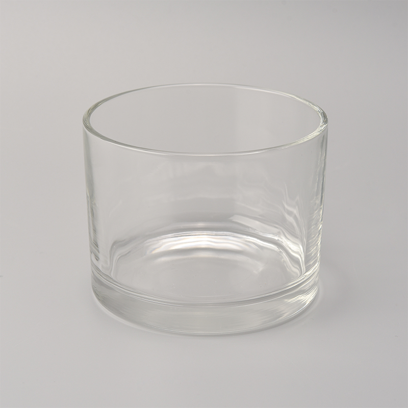 3-wick glass candle holder 500ml candle vessel
