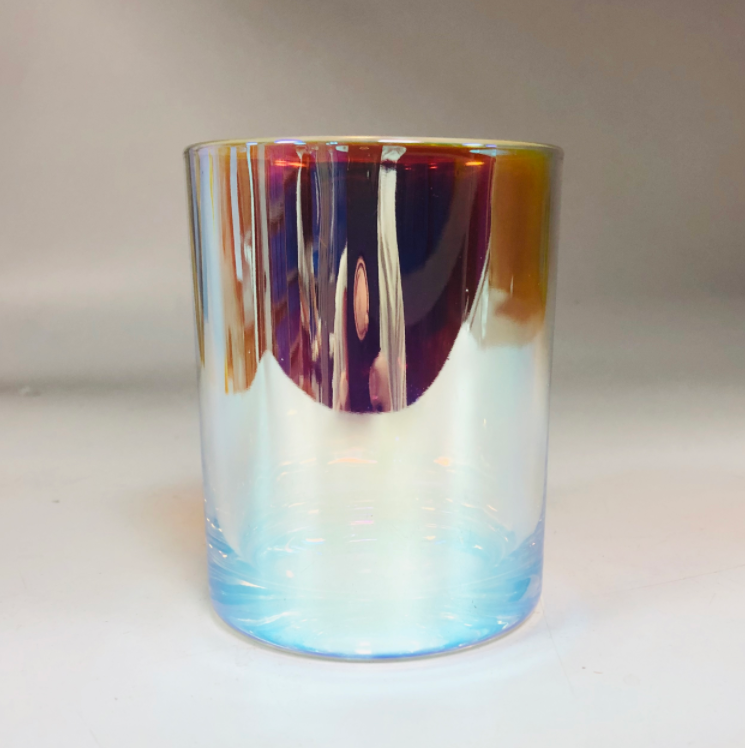 11oz glass candle jars with different colors