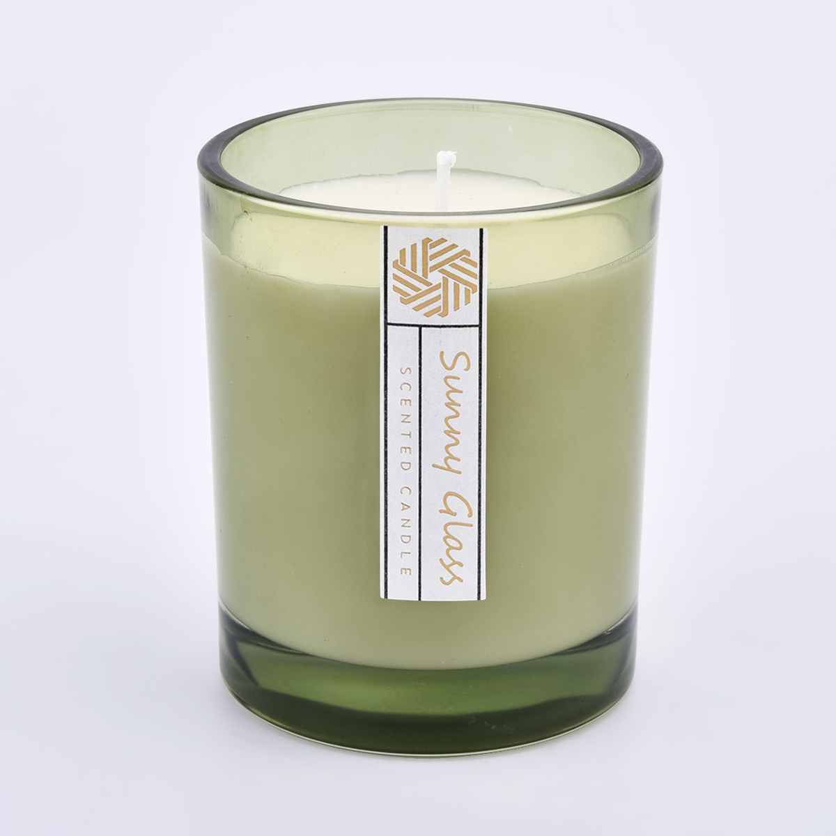 colored glass candle vessels in popular size 300ml