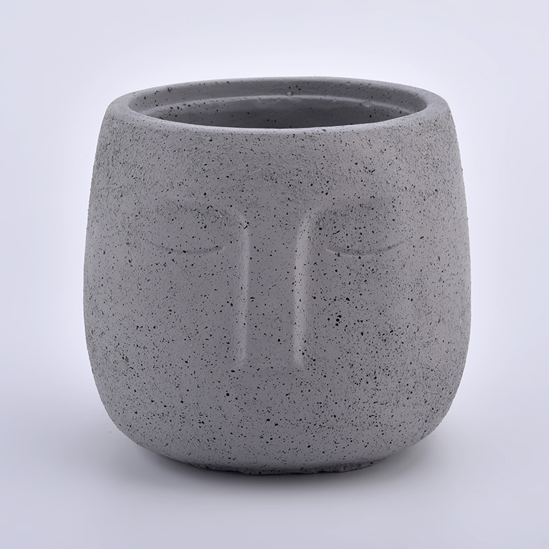 custom design ceramic candle jars 
