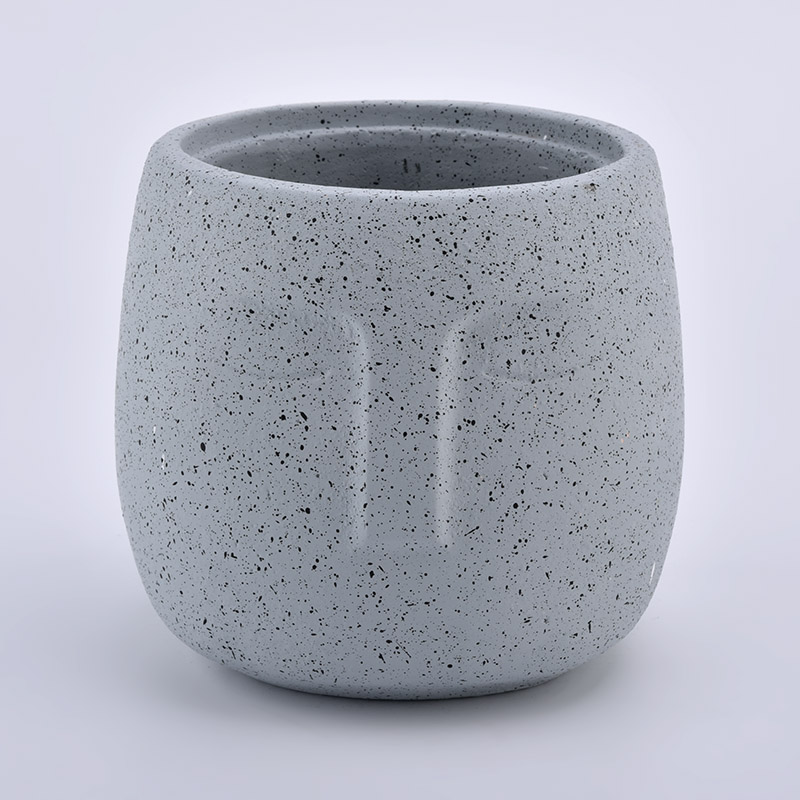 custom design ceramic candle jars 