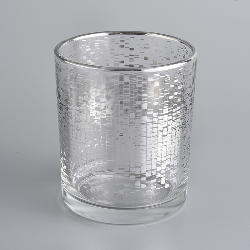 unique glass candle vessel 400ml wholesale