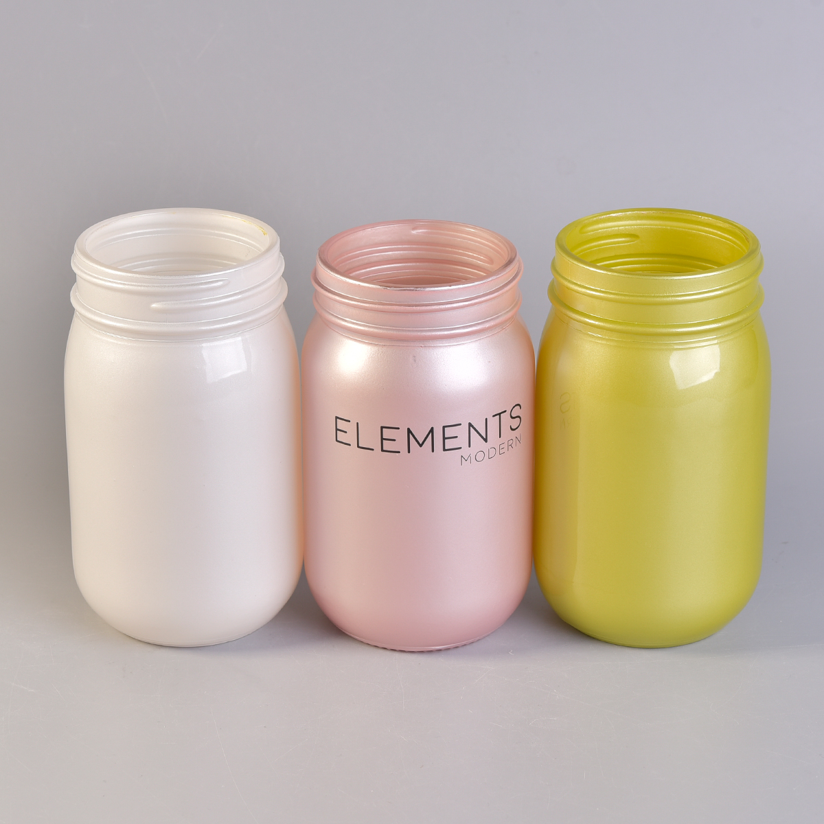 Custom Color And Logo Classic Glass Container With Lids - COPY - q5n14b