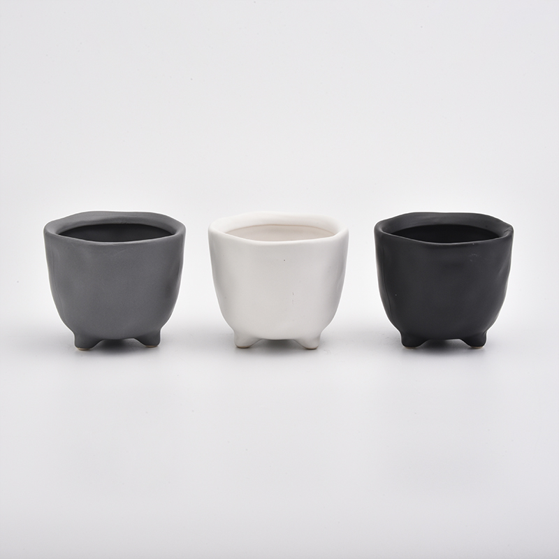 Matte Ceramic Jars For Candle making