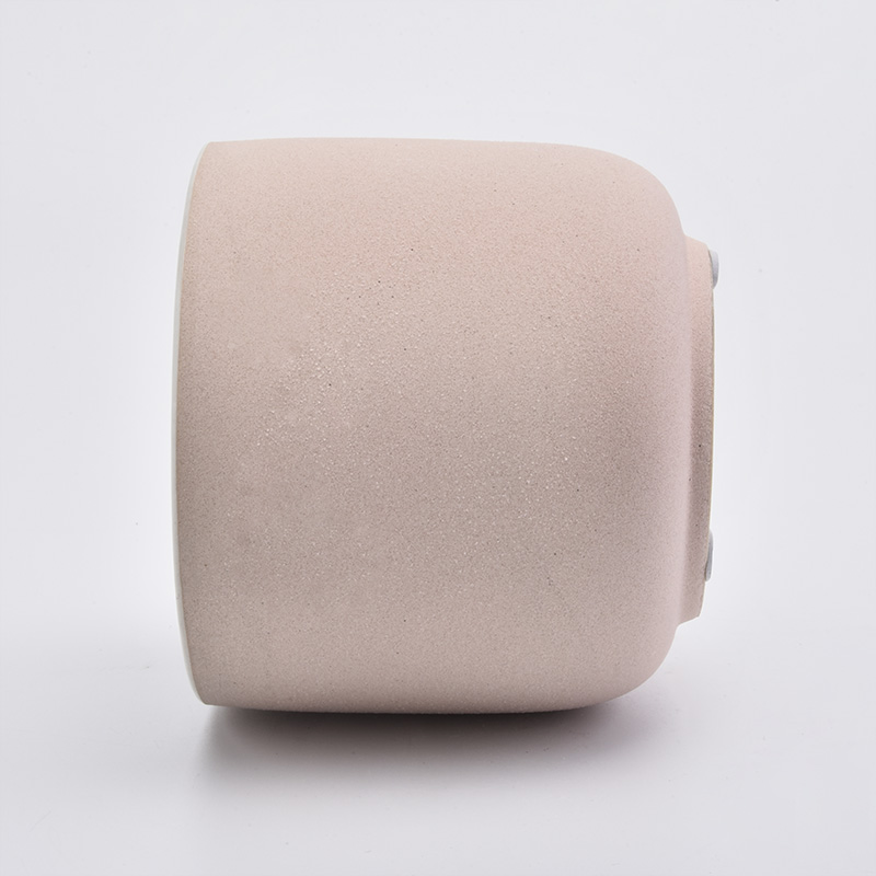 OEM Matte Ceramic Vessels For Candle Making