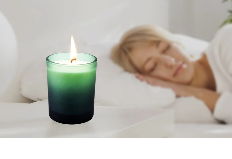 10oz 300ml Frosted Colored Glass candle containers home decor