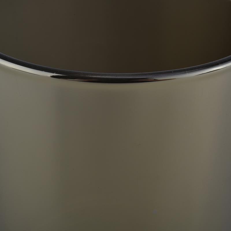 Custom luxury empty glass candle jars