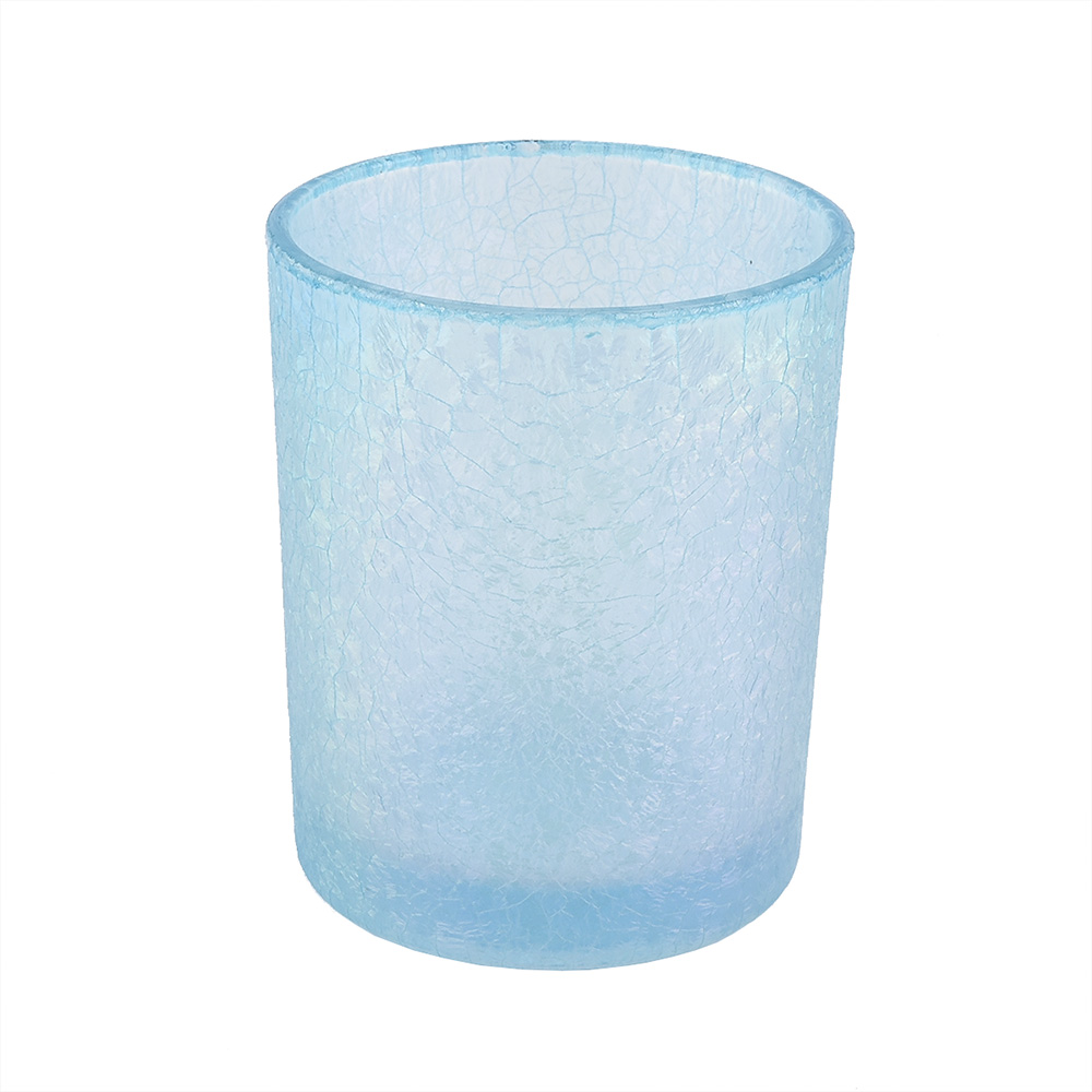 irridescent frosting glass candle holders wholesale