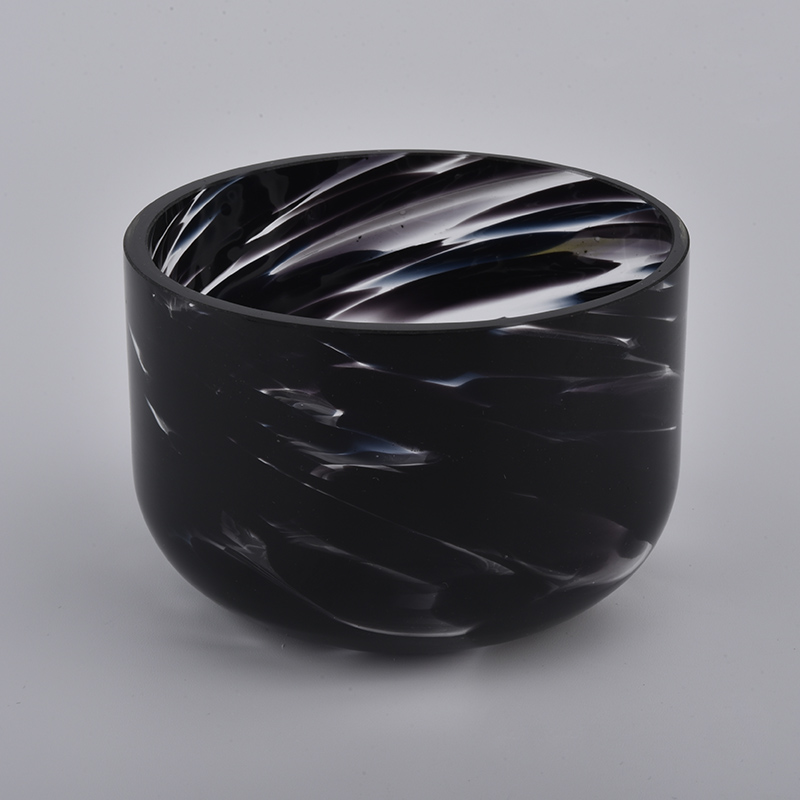 370ml cylinder dark color candle holder for wholesale