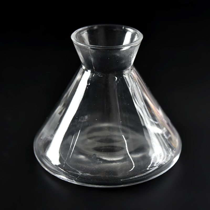 conical crystal glass diffuser bottles for oil fragrance