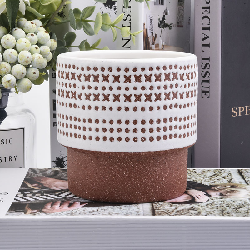 620ml Round Custom Ceramic Jars for Candles