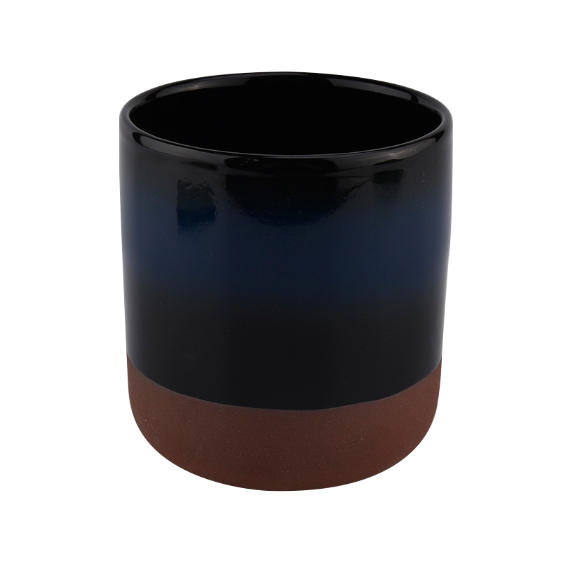 decoration 12oz ceramic candle container