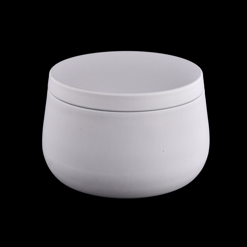 hot sale white metal tin candle box