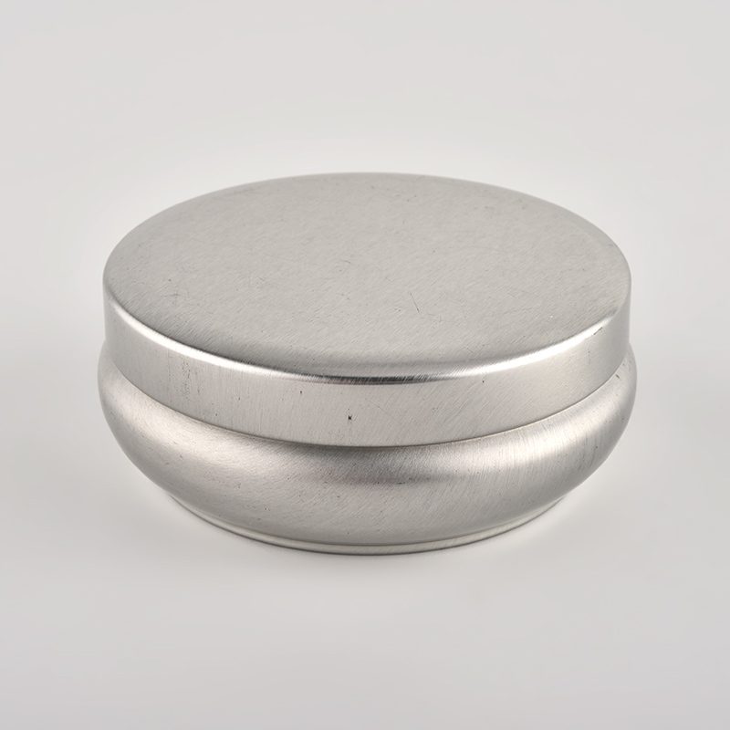 প্রাথমিক রঙ মেটাল টিন মোমবাতি জার