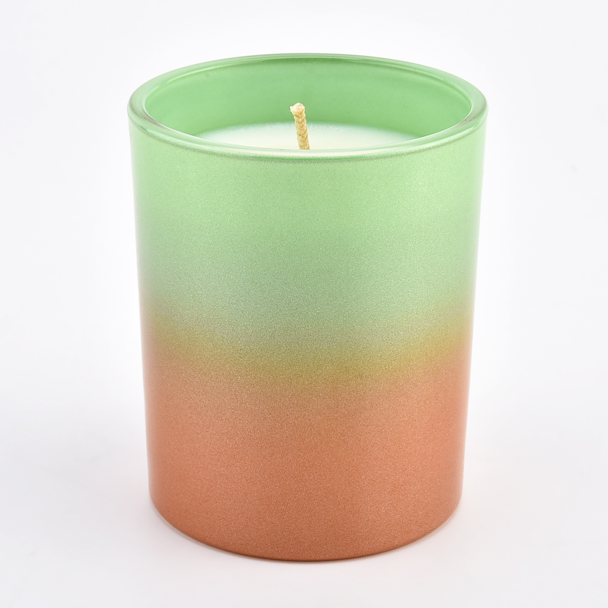 8oz 10oz 12oz 16oz gradient color ombre effect glass candle holders