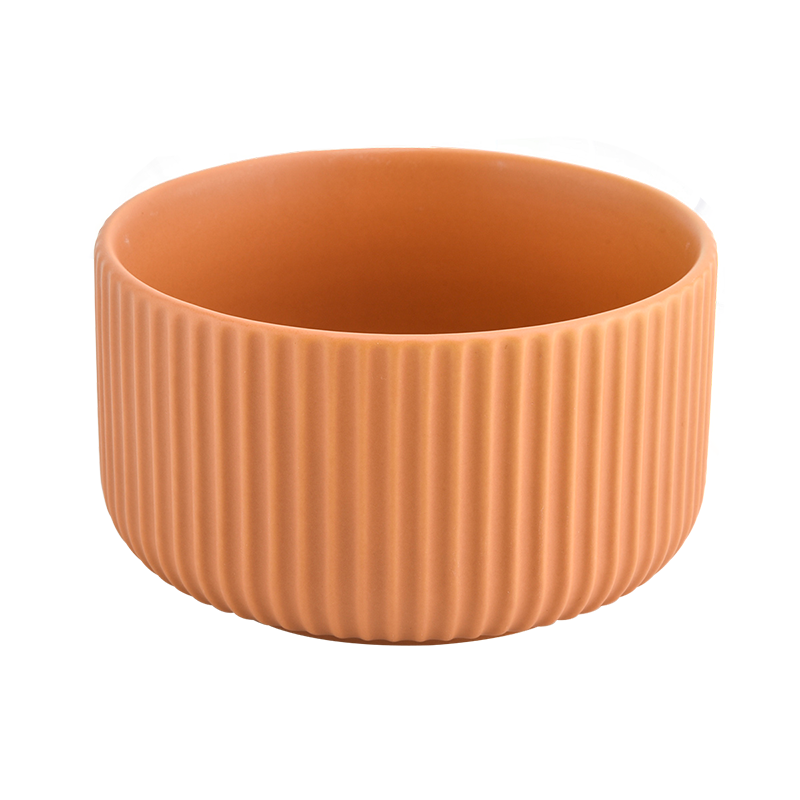 Luxury Candles Holder Solid Ceramic Candle Container for Home Decoration