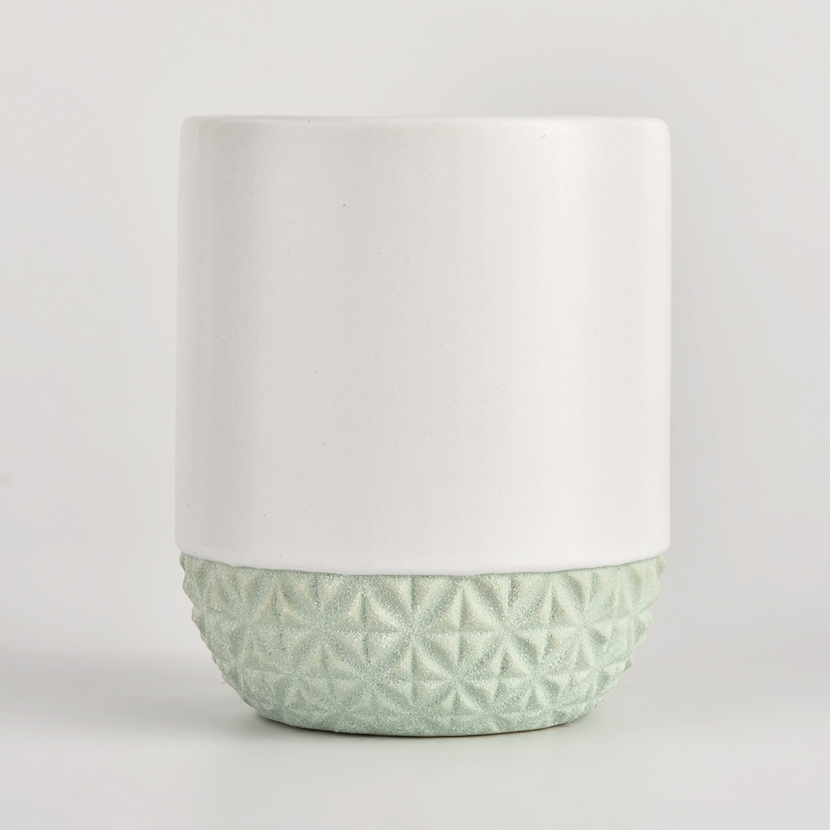 matte white ceramic candle jars for wholesale candle containers e