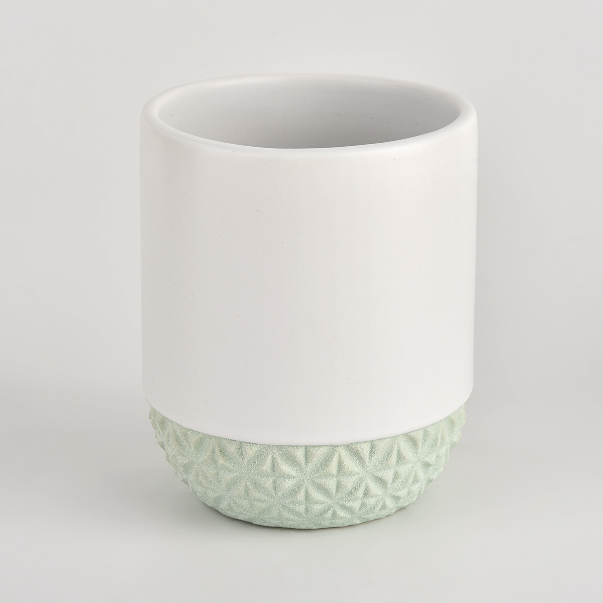 matte white ceramic candle jars for wholesale candle containers 