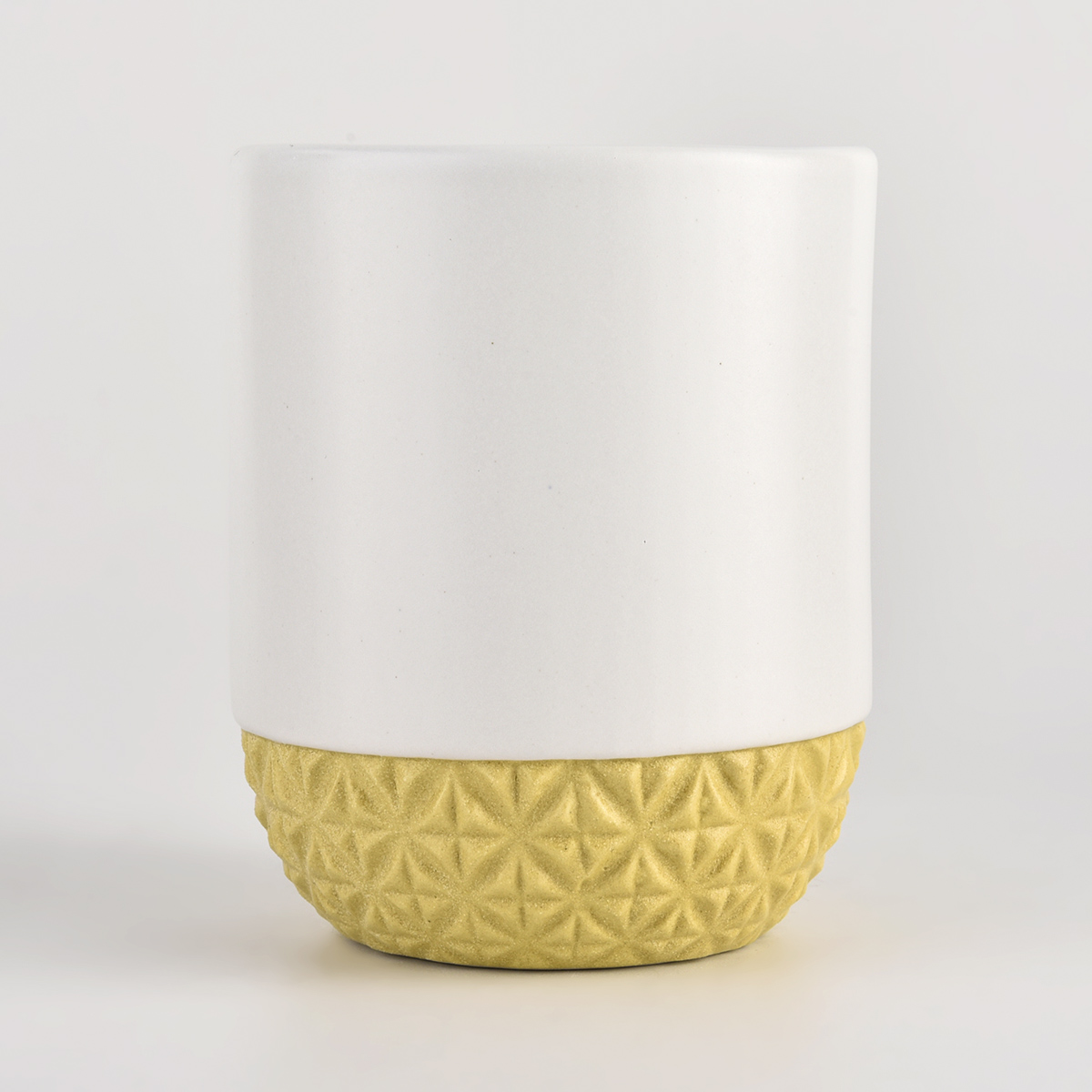matte white ceramic candle jars for wholesale candle containers 