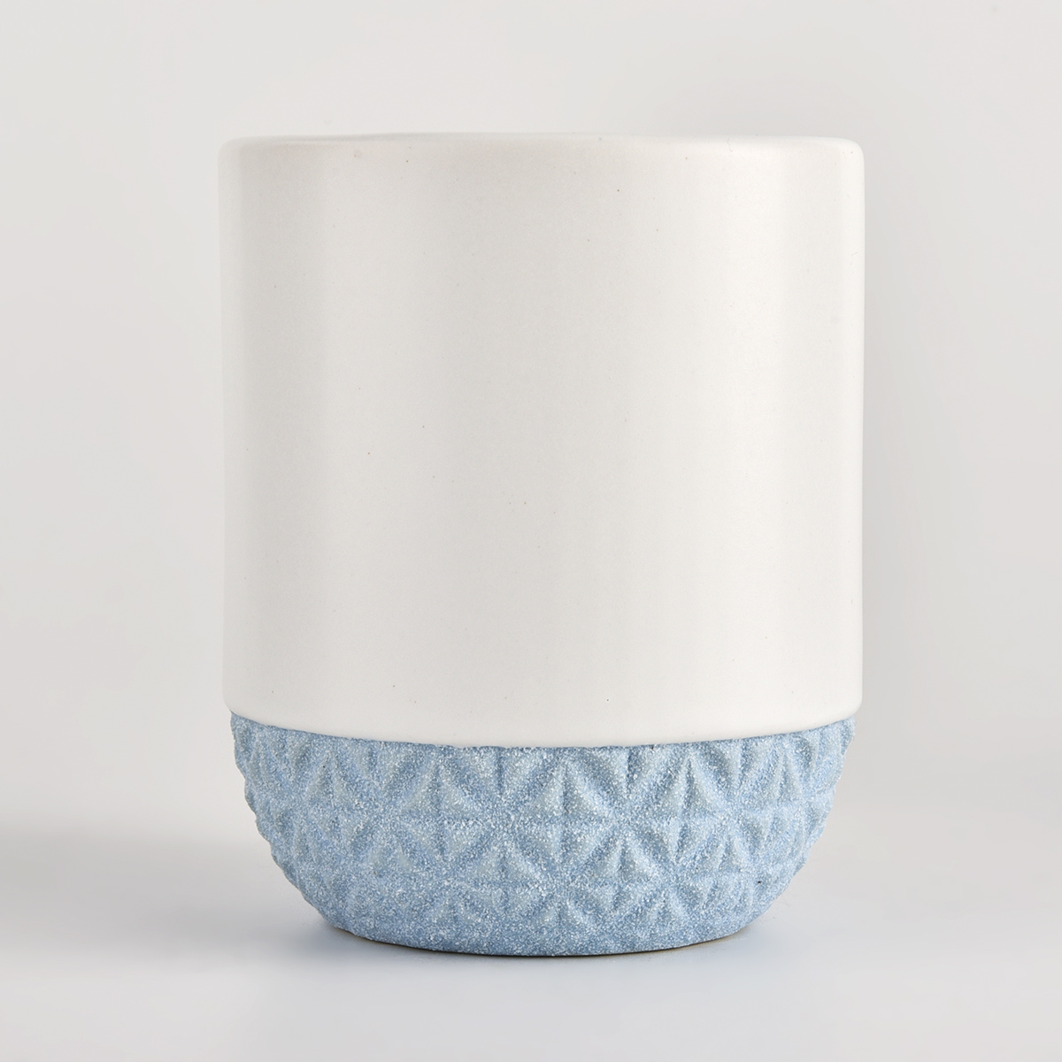 matte white ceramic candle jars for wholesale candle containers 