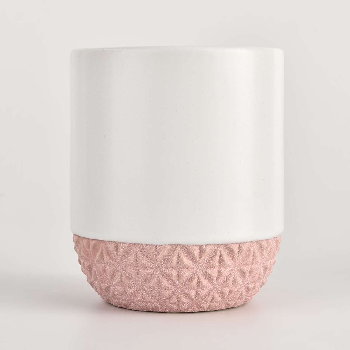 matte white ceramic candle jars for wholesale candle containers 