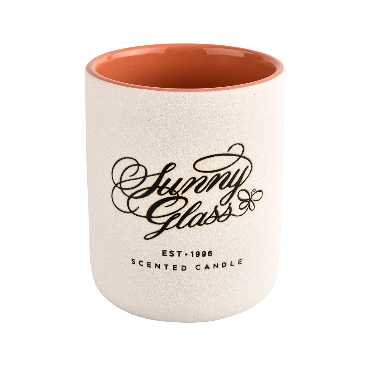 OEM/ODM private label ceramic candle jars with glazing colors